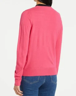 Femme Galeries Lafayette Gilets Et Cardigans^Cardigan en Maille fine Fanny rose