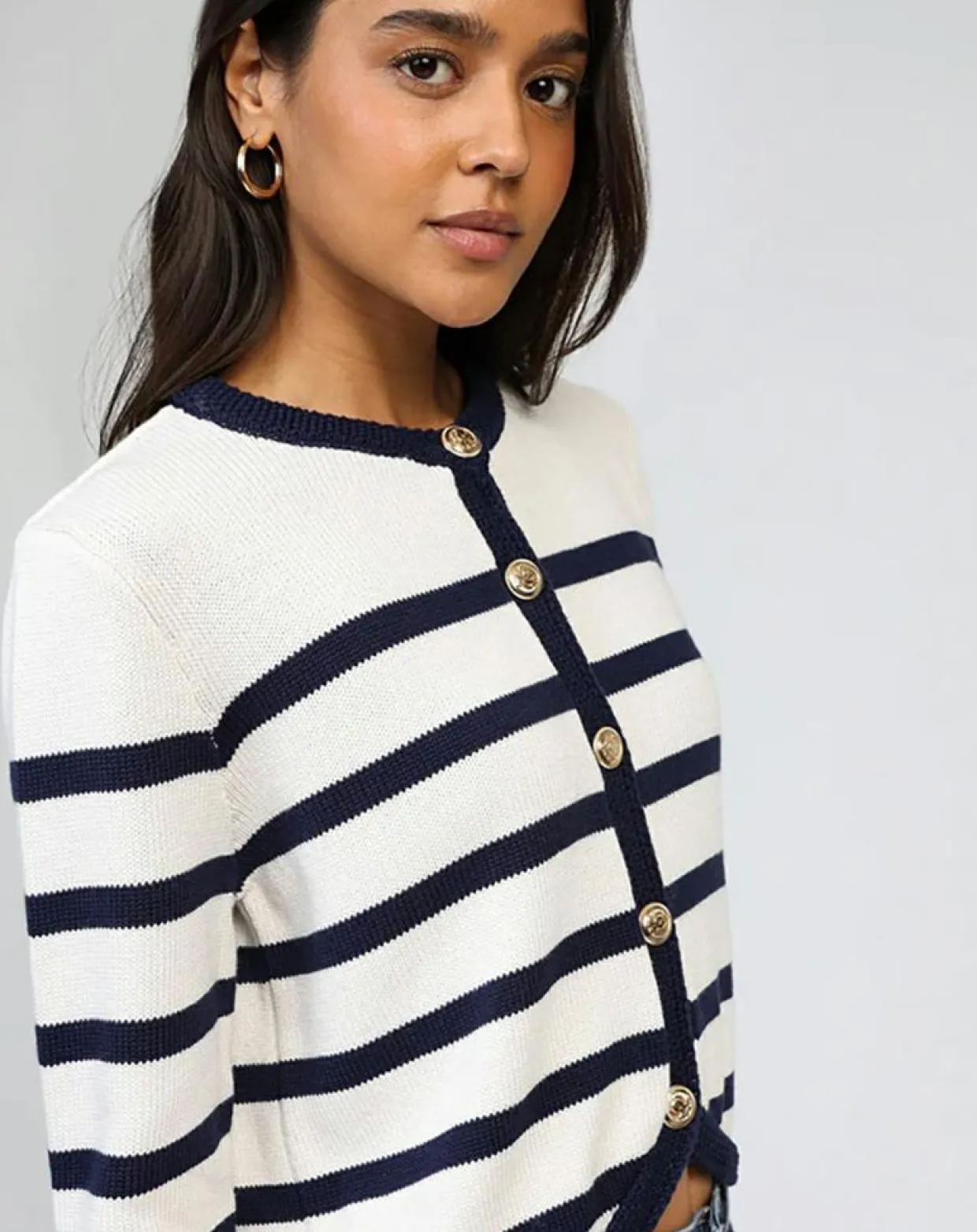 Cardigan Labiba ecru-An'ge New