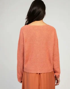Cardigan Laramim rose-An'ge