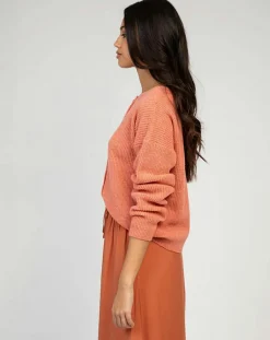 Cardigan Laramim rose-An'ge