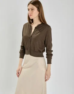 Femme An'ge Gilets Et Cardigans^Cardigan Letitou army