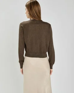 Femme An'ge Gilets Et Cardigans^Cardigan Letitou army