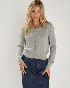 Femme An'ge Gilets Et Cardigans^Cardigan Letitou gris