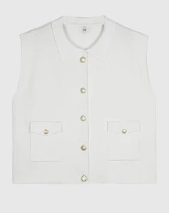 Cardigan Levamaya blanc-An'ge Hot