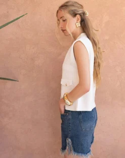 Femme An'ge Gilets Et Cardigans^Cardigan Levamaya ecru