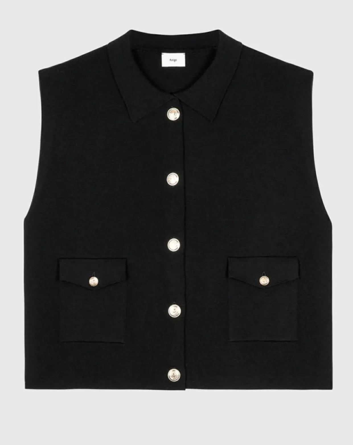 Cardigan Levamaya noir-An'ge Clearance