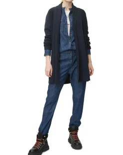 Femme Marc O'Polo Gilets Et Cardigans^Cardigan long bleu marine