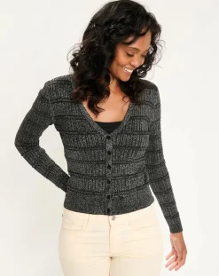 Cardigan Lurex argenté-Esprit Outlet