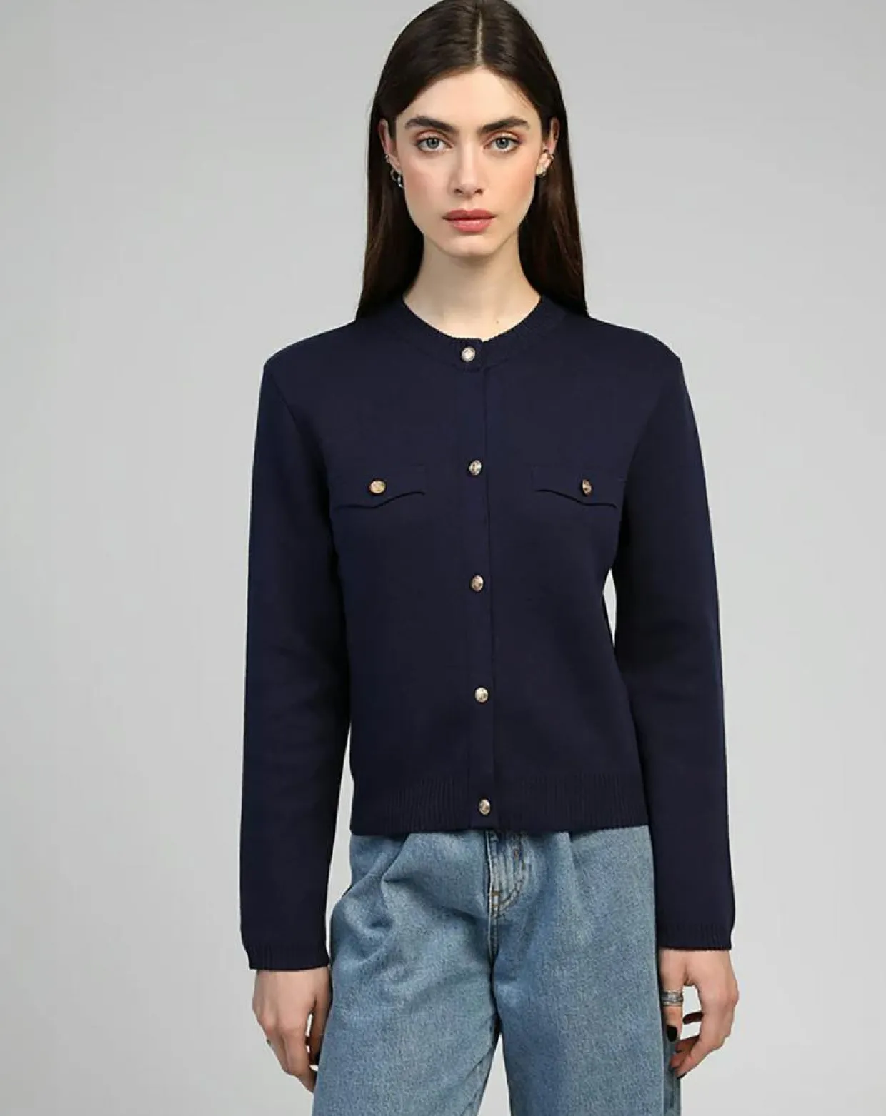 Femme An'ge Gilets Et Cardigans^Cardigan Luzi navy