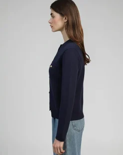 Femme An'ge Gilets Et Cardigans^Cardigan Luzi navy
