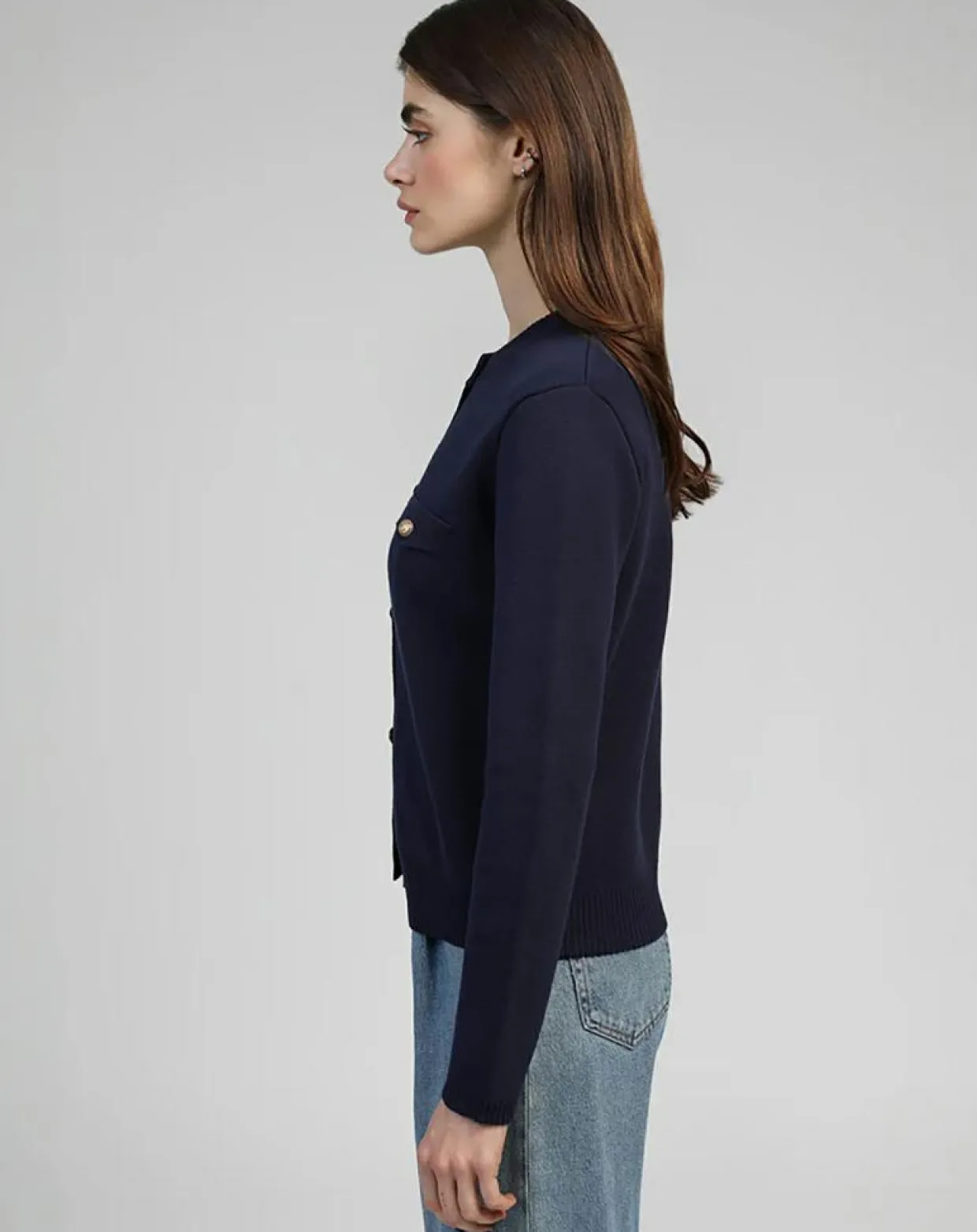 Femme An'ge Gilets Et Cardigans^Cardigan Luzi navy