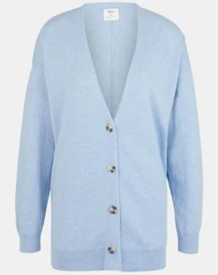 Femme Yerse Gilets Et Cardigans^Cardigan O-Bondi bleu clair