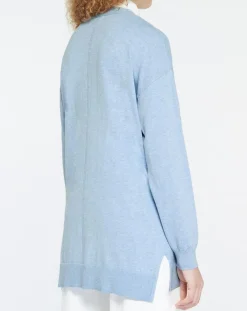 Femme Yerse Gilets Et Cardigans^Cardigan O-Bondi bleu clair