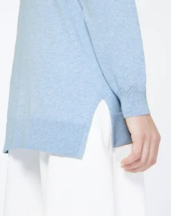Femme Yerse Gilets Et Cardigans^Cardigan O-Bondi bleu clair