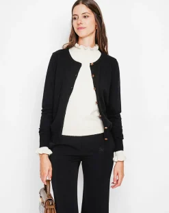 Cardigan Perrine noir-Assuili Discount
