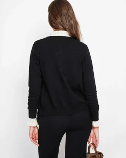 Cardigan Perrine noir-Assuili Discount