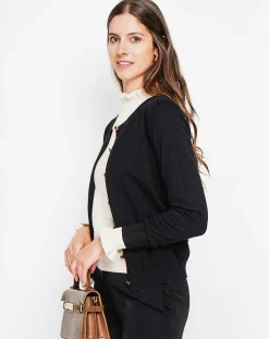 Cardigan Perrine noir-Assuili Discount