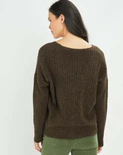 Cardigan Seven moka-Lauren Vidal Sale
