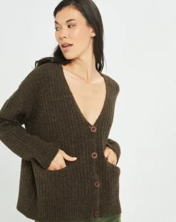 Cardigan Seven moka-Lauren Vidal Sale
