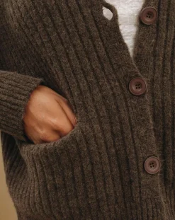 Cardigan Seven moka-Lauren Vidal Sale
