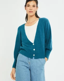 Cardigan Store bleu-Lauren Vidal Sale