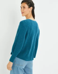 Cardigan Store bleu-Lauren Vidal Sale