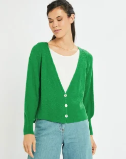 Femme Lauren Vidal Gilets Et Cardigans^Cardigan Store vert