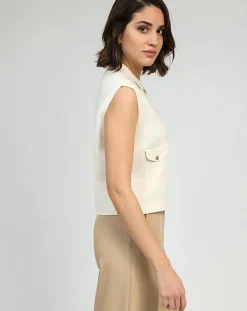 Cardigan Vamaya ecru-An'ge New