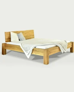 Uniqka Lits^Carpenter - Lit en chêne massif