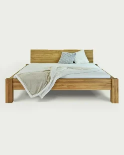 Uniqka Lits^Carpenter - Lit en chêne massif
