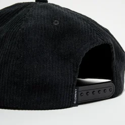 Casquette en Velours côtelé Lodge noire-Element