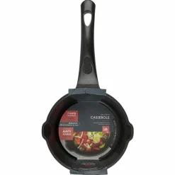 Cook Concept Casseroles^Casserole induction noire - 20.7x38x8.9 cm