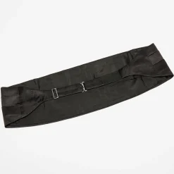 Ceinture de Smoking 100% Soie Mikael noire-Emporio Armani New