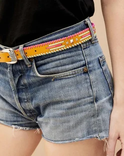 Femme Wild Ceintures^Ceinture en Cuir Dinka ocre