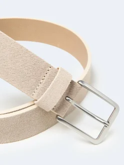 Homme Devred Ceintures^Ceinture en cuir embossé beige