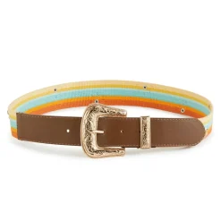 Ceinture en Cuir Eneko marron-Wild Sale