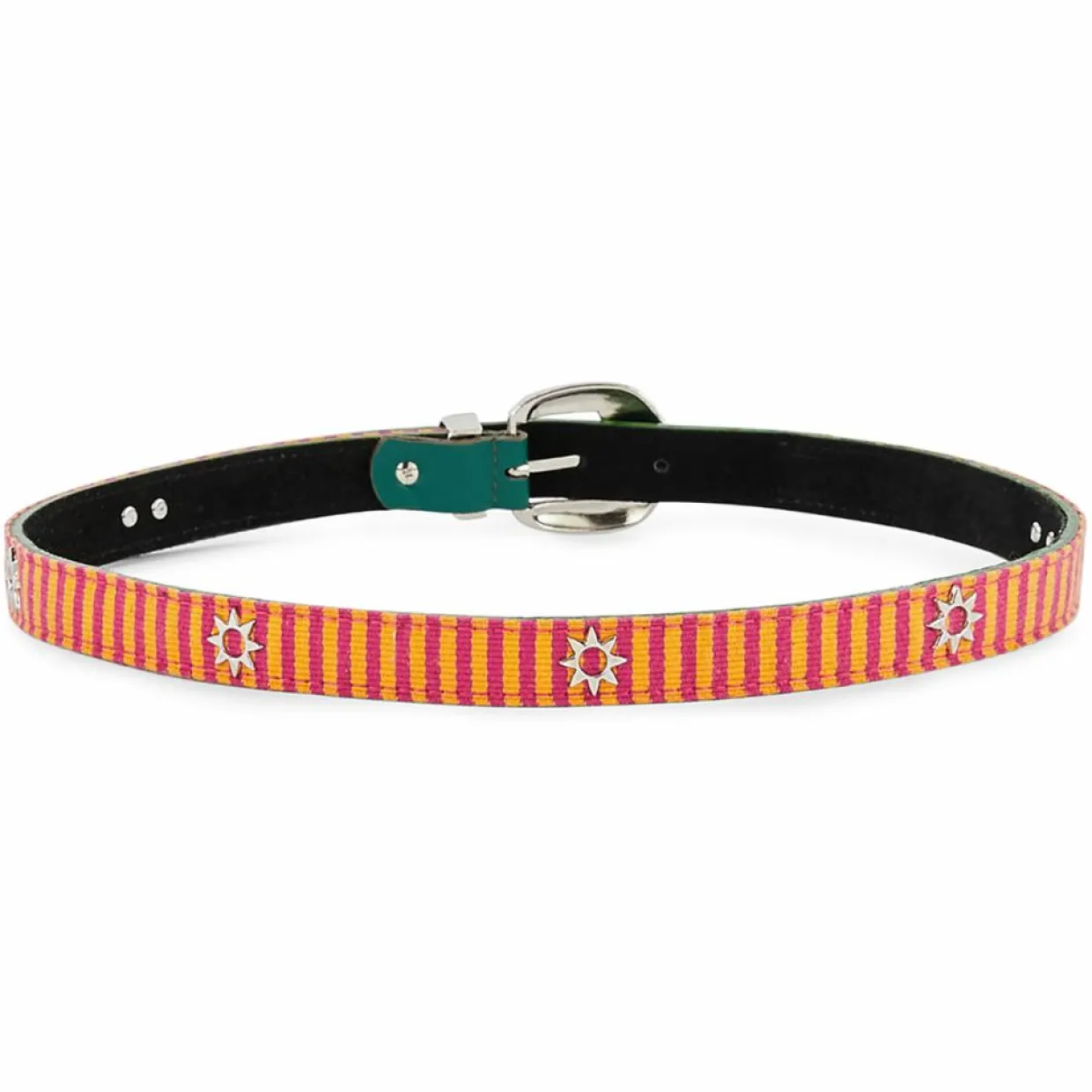 Ceinture en Cuir Sayulita verte-Wild Discount