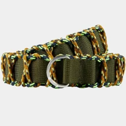 Homme Scotch & Soda Ceintures^Ceinture tressée kaki