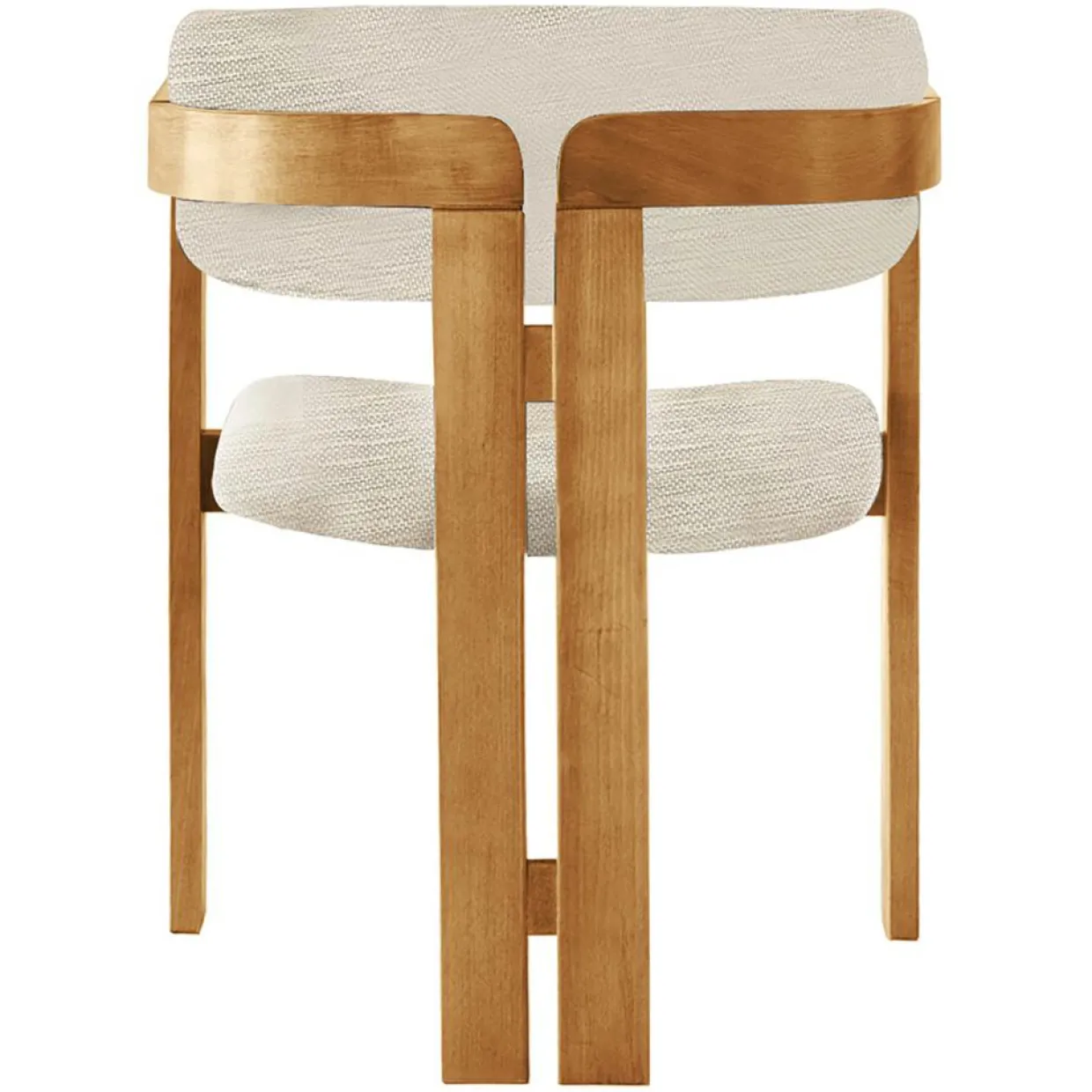Wooden Art Chaises^Chaise Co gris clair/chêne - 58x76x49 cm