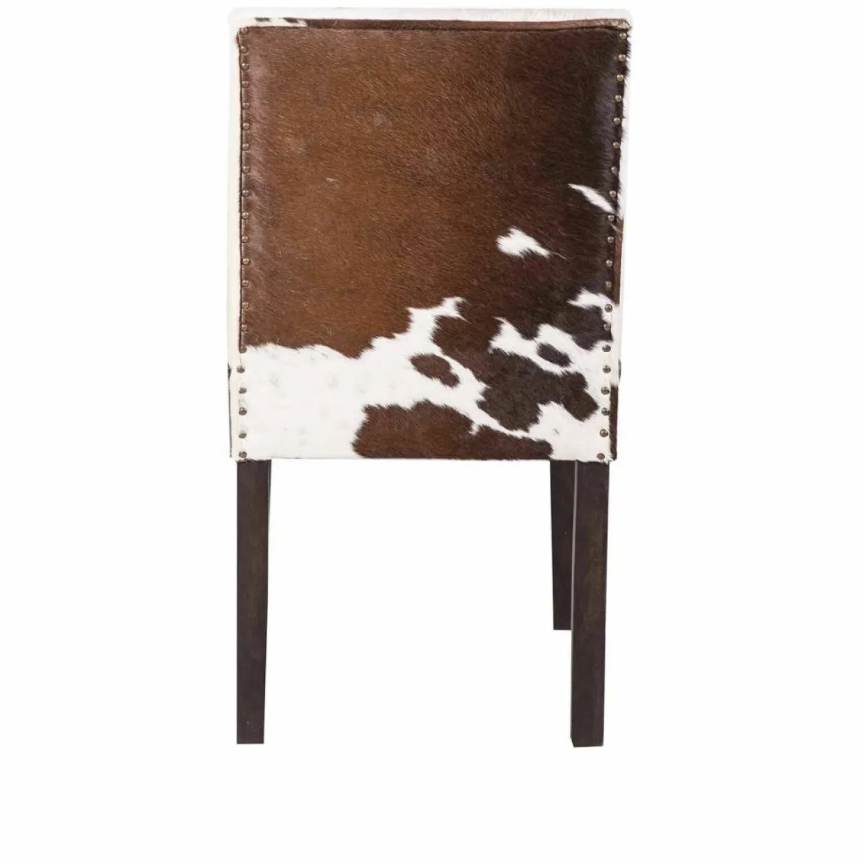 Chaise en peau de vache Acacia Savage Naturel - 46x50x88 cm-Bois & Chiffons Outlet
