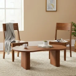 Chaise exotique marron Acacia Arad Marron - 43x50x85 cm-Bois & Chiffons Sale