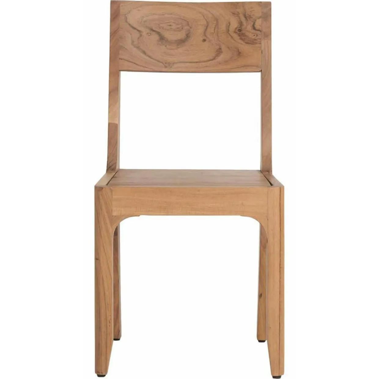 Bois & Chiffons Chaises^Chaise exotique naturelle acacia arad marron - 43x50x85 cm