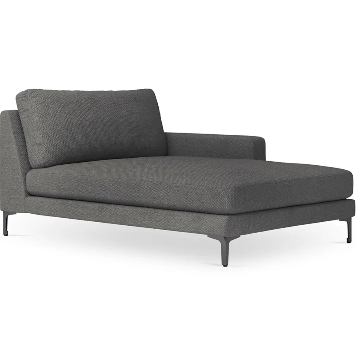 Chaise Longue Droite Venus gris foncé - 160x104x90 cm-Mazzini Sofas Hot