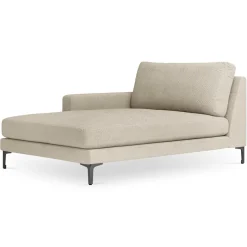 Mazzini Sofas Canapés^Chaise Longue Gauche Venus beige - 160x104x90 cm