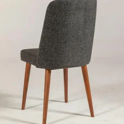 Wooden Art Chaises^Chaise Vina 1053 noyer/anthracite - 46x85x46 cm
