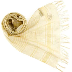 Écharpe 100% Lin Paille blé - 50x190 cm-Petrusse Hot