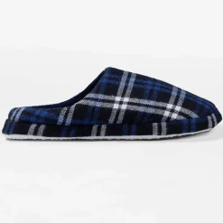 Chaussons à carreaux bleus-Admas New