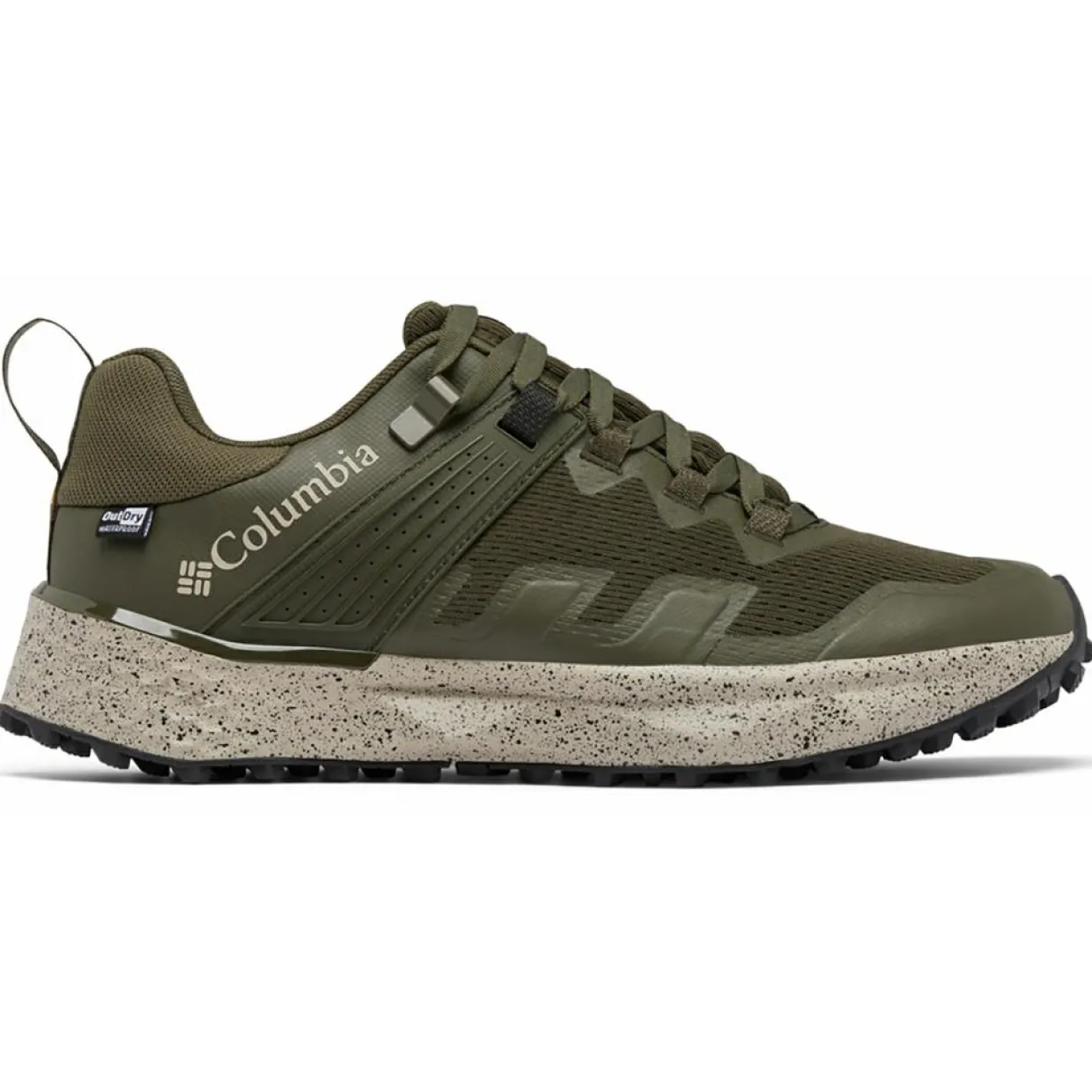 Homme Columbia Baskets^Chaussures basses hiking Facet 75 Outdry vertes
