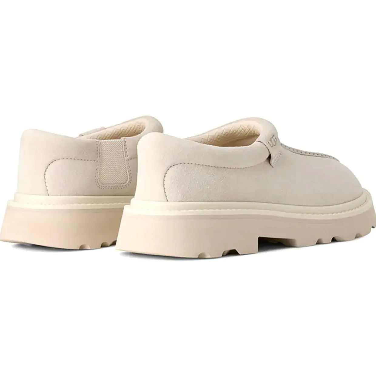 Chaussures en Velours de Cuir Tasman Lug gris clair/écru-Ugg Outlet