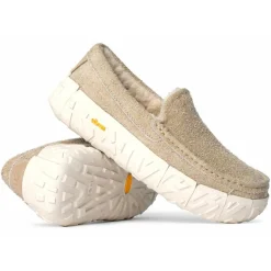 Homme Ugg Mocassins^Chaussures en Velours de Cuir Ascot Wrap Tech beiges